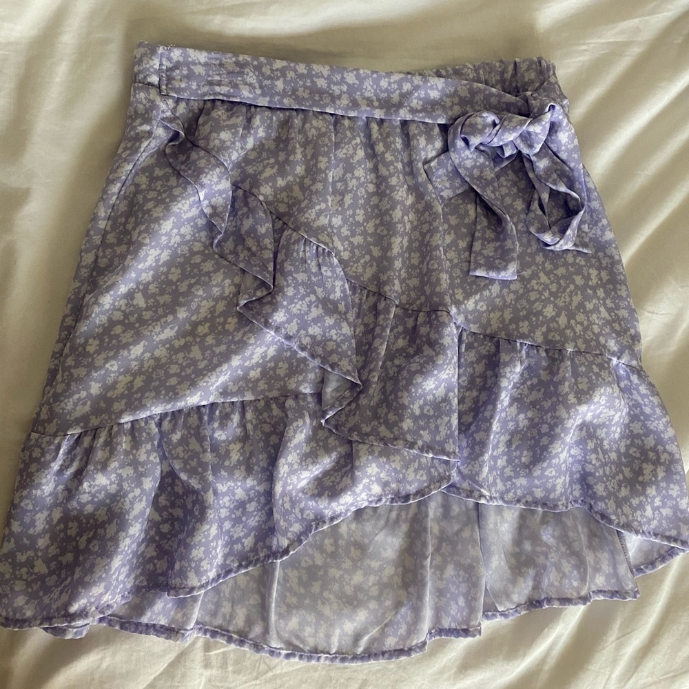 Lavender Flowy Skirt